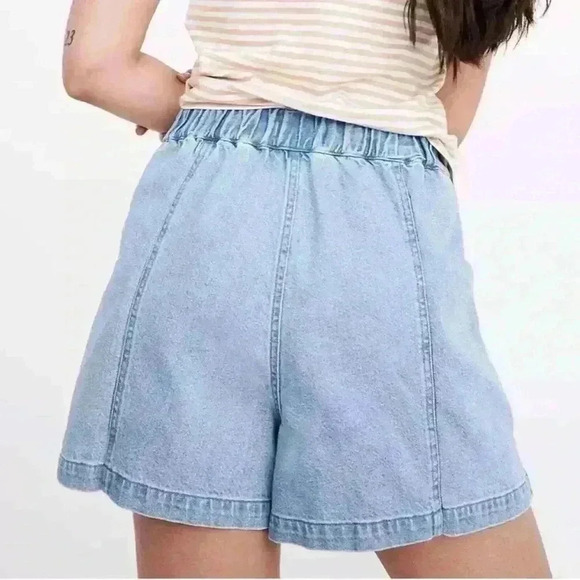 MADEWELL Denim Easy Pull-On Shorts in Rathmore Wash Size XXL - Picture 2 of 11